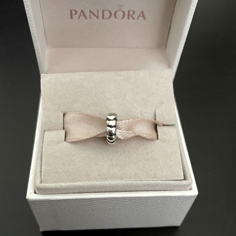 Pandora silver heart spacer